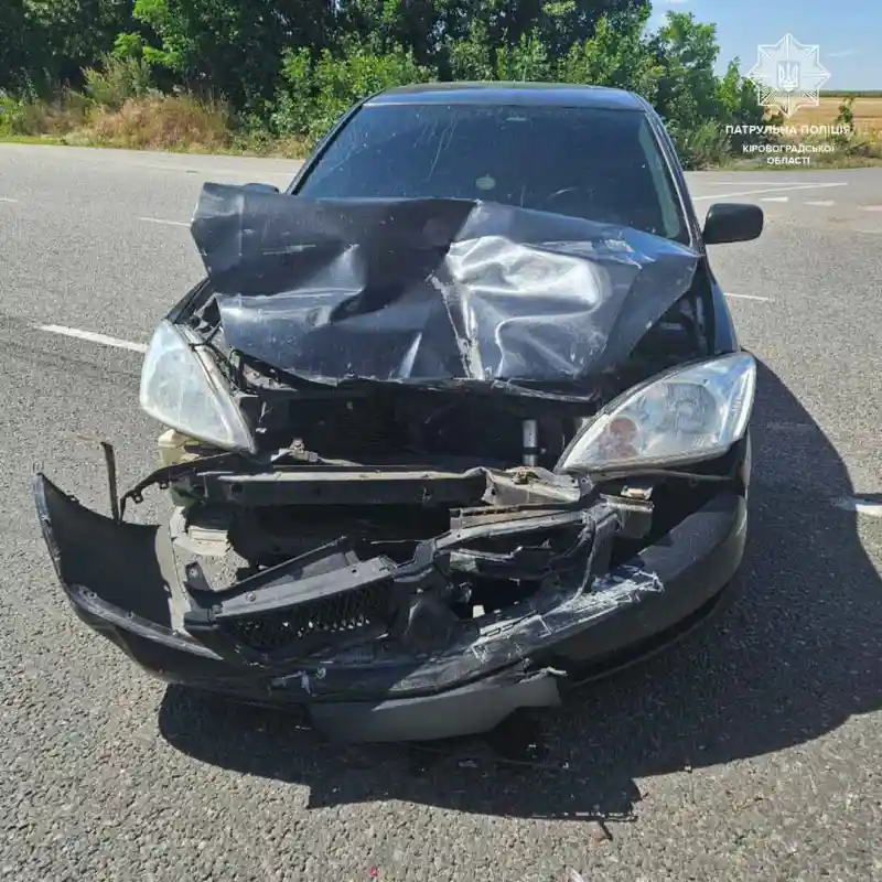 На Кіровоградщині зіткнулися три авто: обійшлося без постраждалих