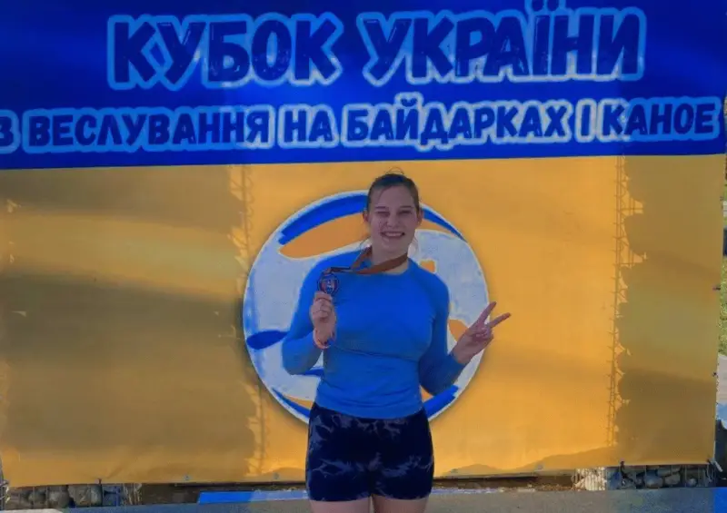 Аліна Молдованова з Кіровоградщини виборола шість медалей на чемпіонаті України з веслування