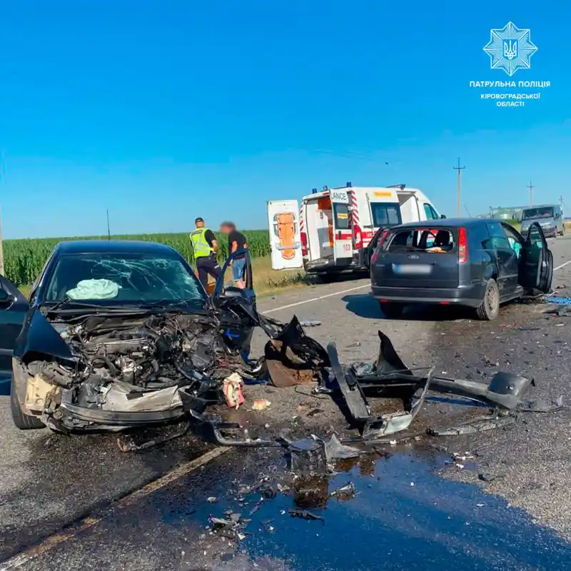 Липень на Кіровоградщині: понад 60 ДТП з постраждалими, 11 людей загинули